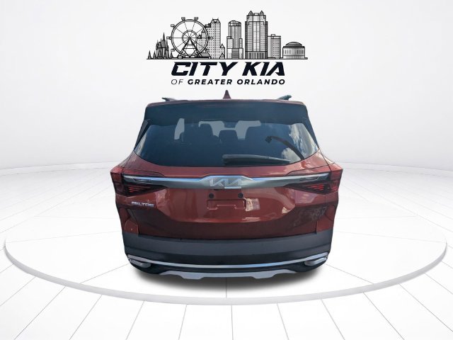 Certified Used 2023 Orange Kia S image 4