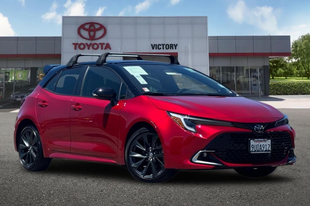 Certified Used 2025 Red Toyota XSE image 2