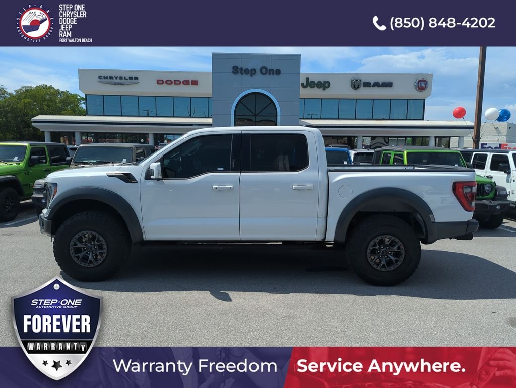 Used 2022 White Ford Raptor image 3