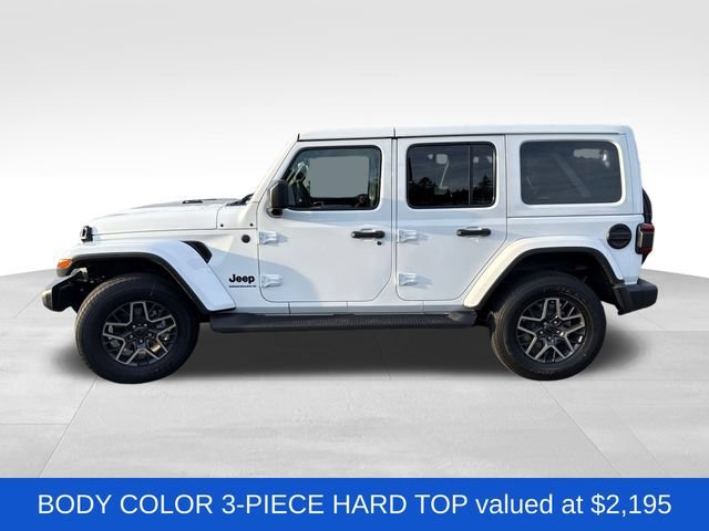 New 2026 Bright White Clear-Coat Exterior Paint Jeep Sahara image 4