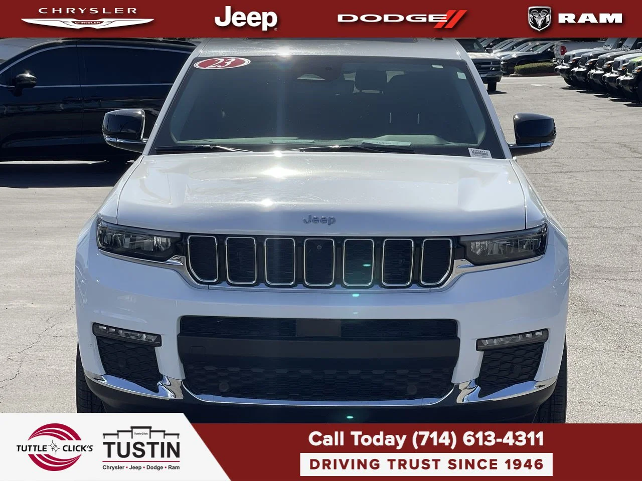 Used 2023 Bright White Clearcoat Jeep Limited image 11