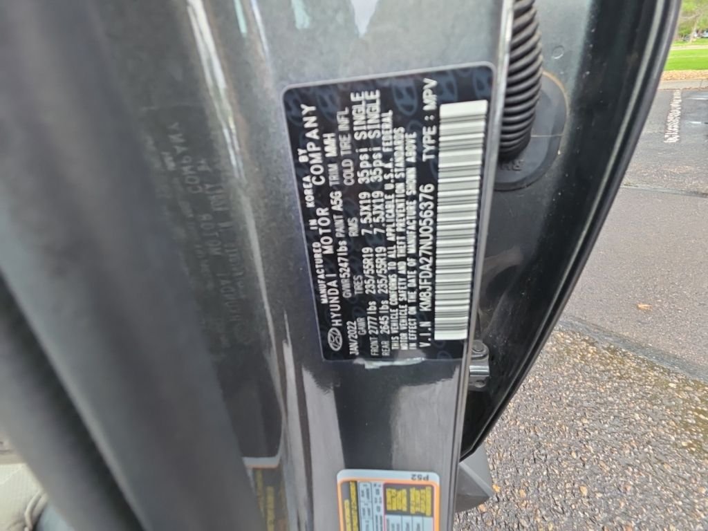 Used 2022 Gray Hyundai Limited image 26