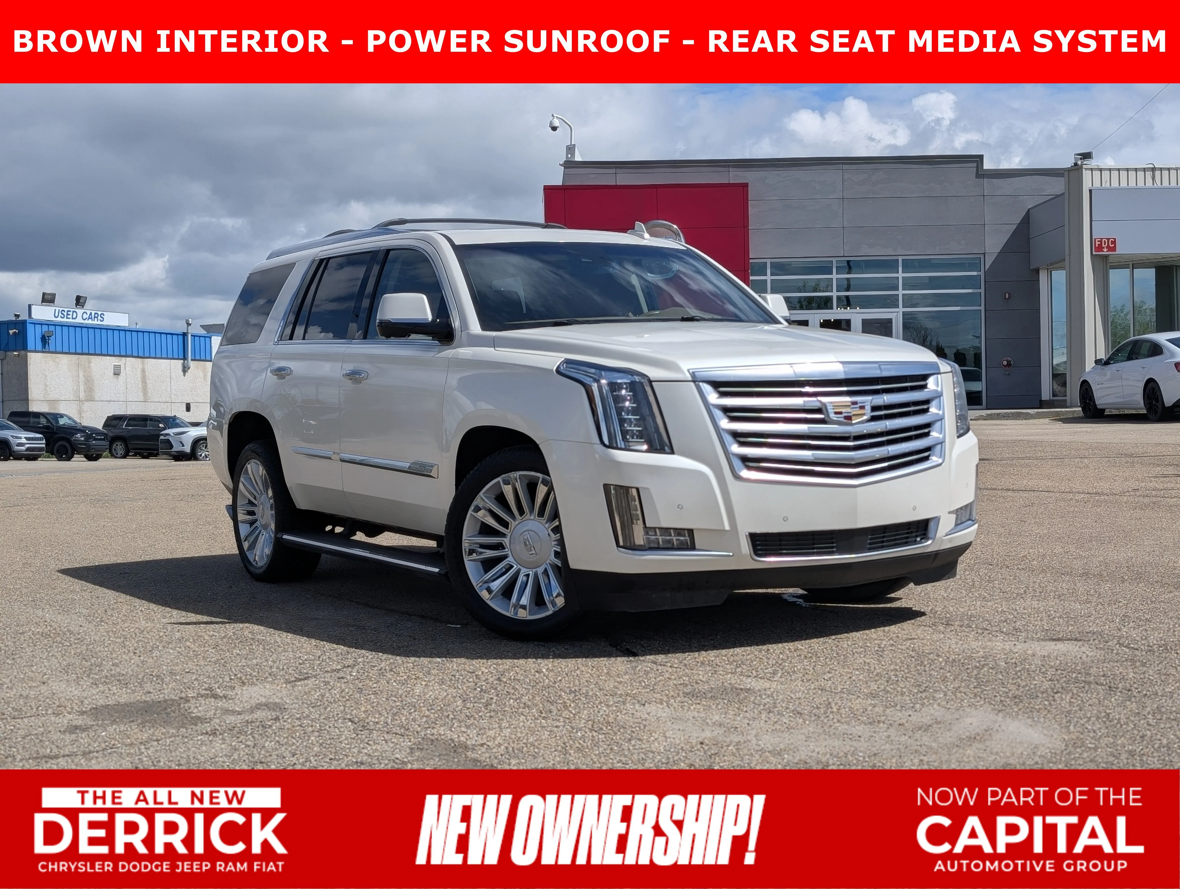 Used 2015 White Cadillac Platinum image 1