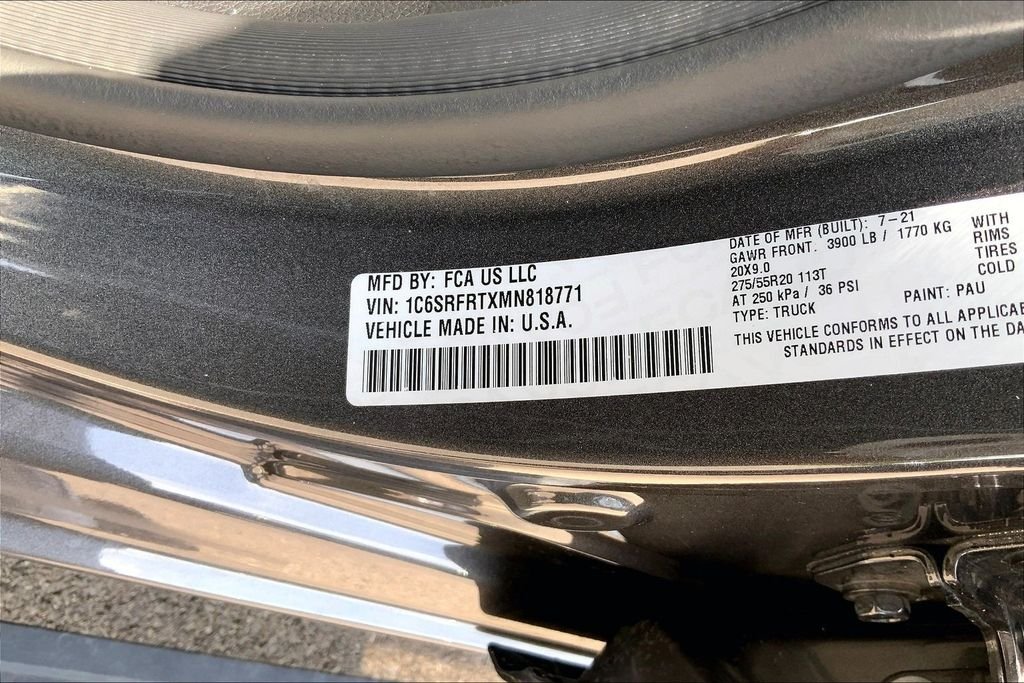 Used 2021 Gray Ram Laramie image 18