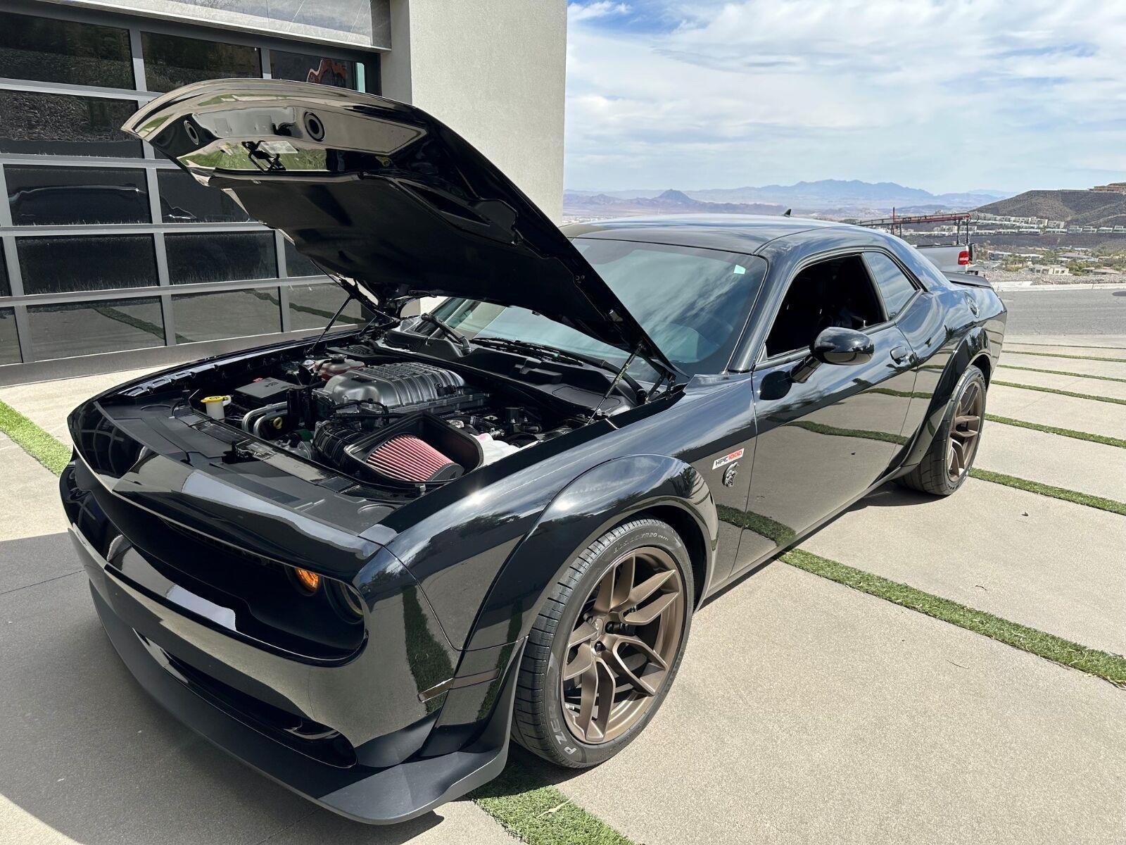 Used 2022 Pitch Black Clearcoat Dodge SRT Hellcat Redeye Widebody Jailbreak image 5