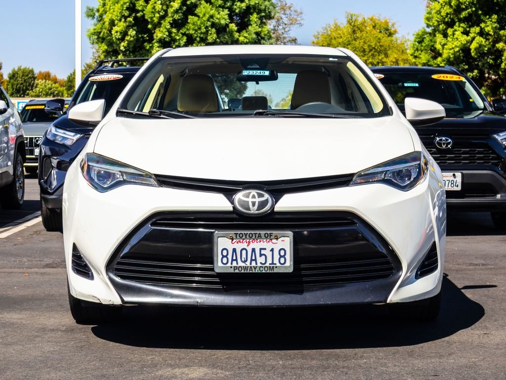 Used 2017 White Toyota LE image 2