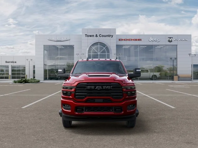 New 2027 Molten Red Pearl-Coat Exterior Paint RAM Laramie image 6