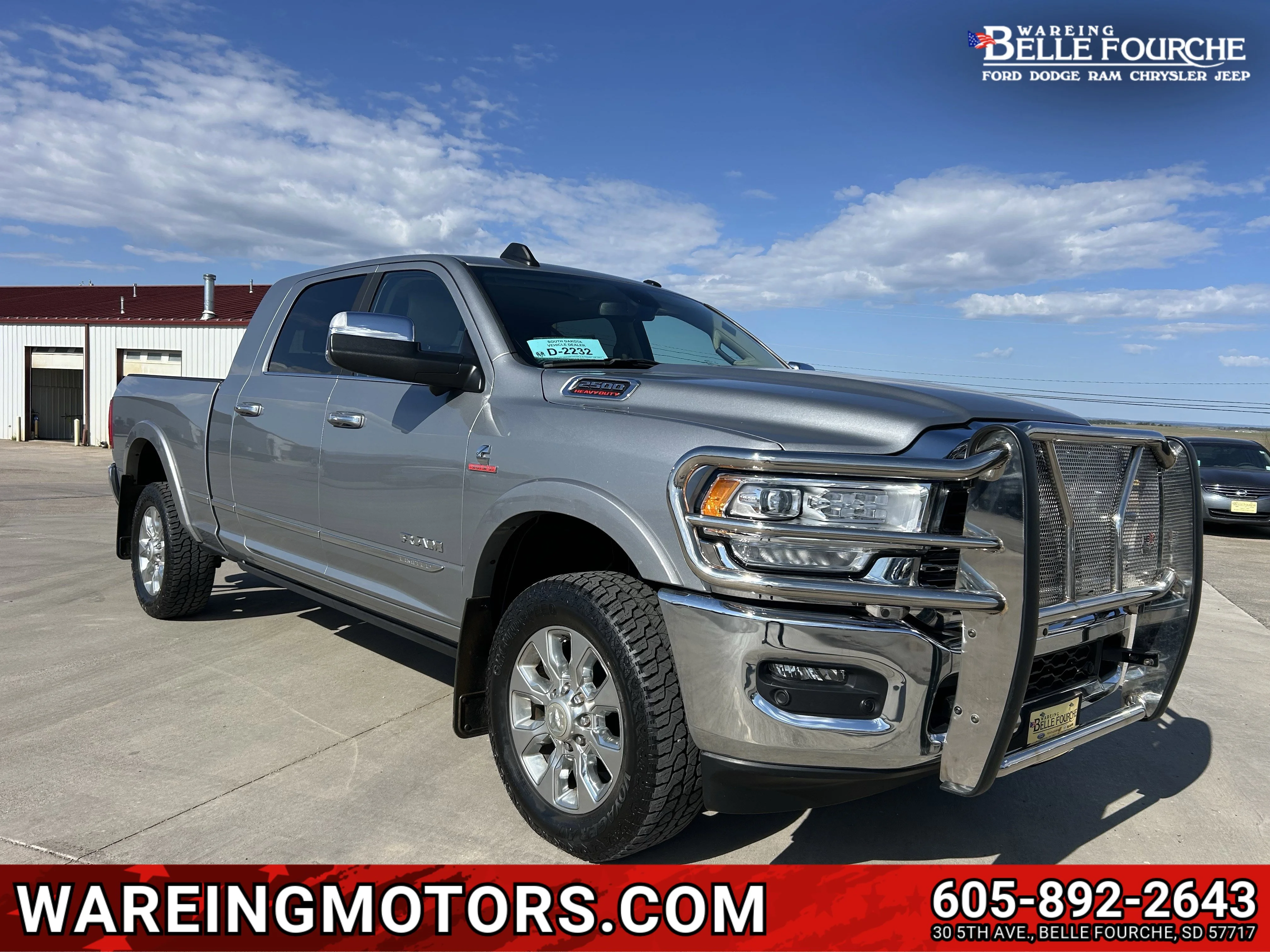 Used 2022 Billet Silver Metallic Clearcoat Ram Limited image 1