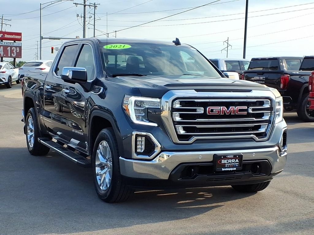 Used 2021 Dark Sky Metallic GMC SLT image 20
