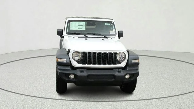 New 2026 Bright White Clear-Coat Exterior Paint Jeep Sport S image 2