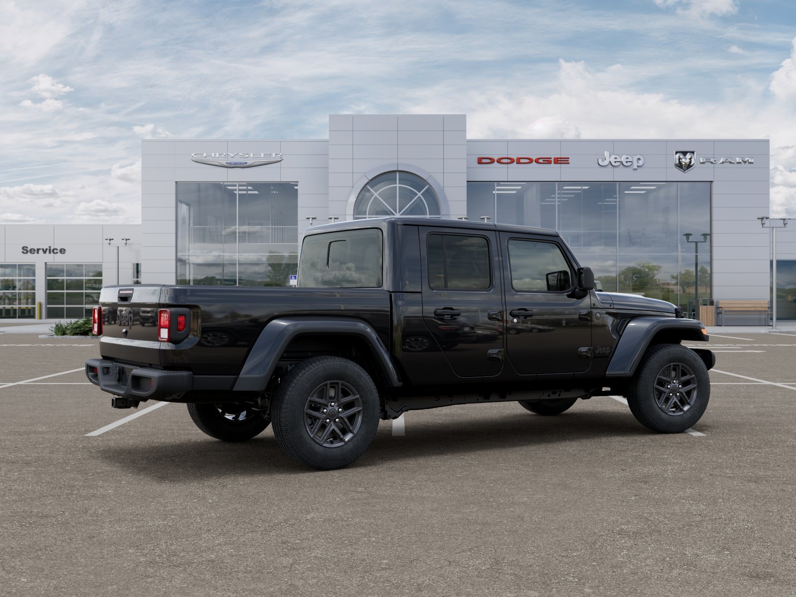 New 2026 Black Clear-Coat Exterior Paint Jeep Sport S image 43