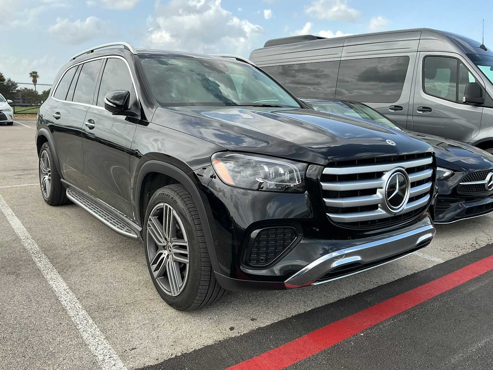 Certified Used 2025 Black Mercedes-Benz GLS 450 image 2