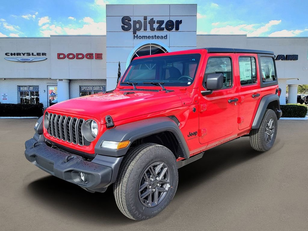 New 2026 Firecracker Red Clear-Coat Exterior Paint Jeep Sport image 4