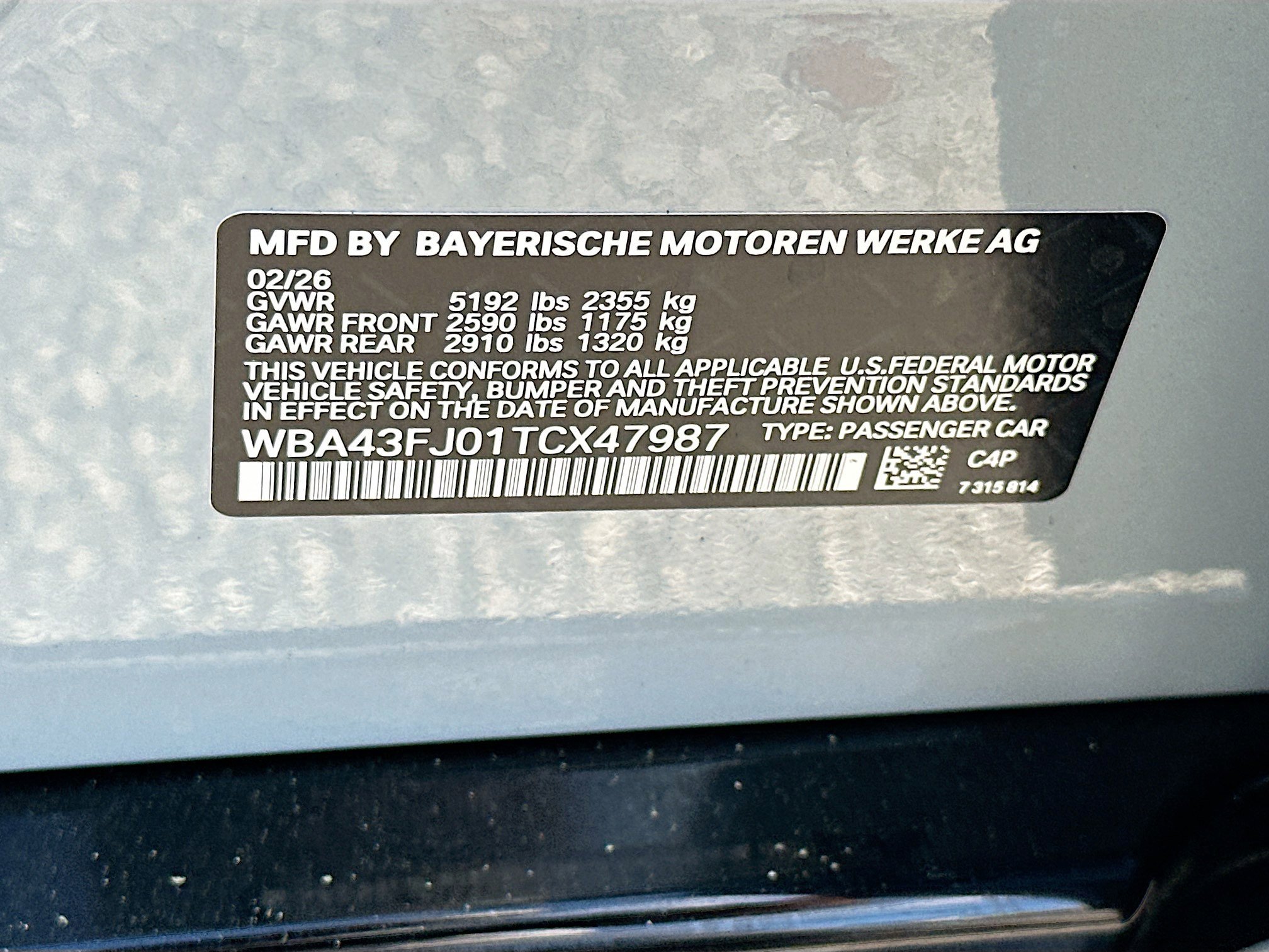 New 2026 Brooklyn Grey Metallic BMW 530i image 27
