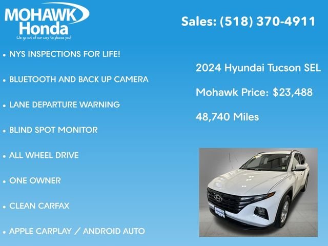 Used 2024 White Pearl Hyundai SEL image 7