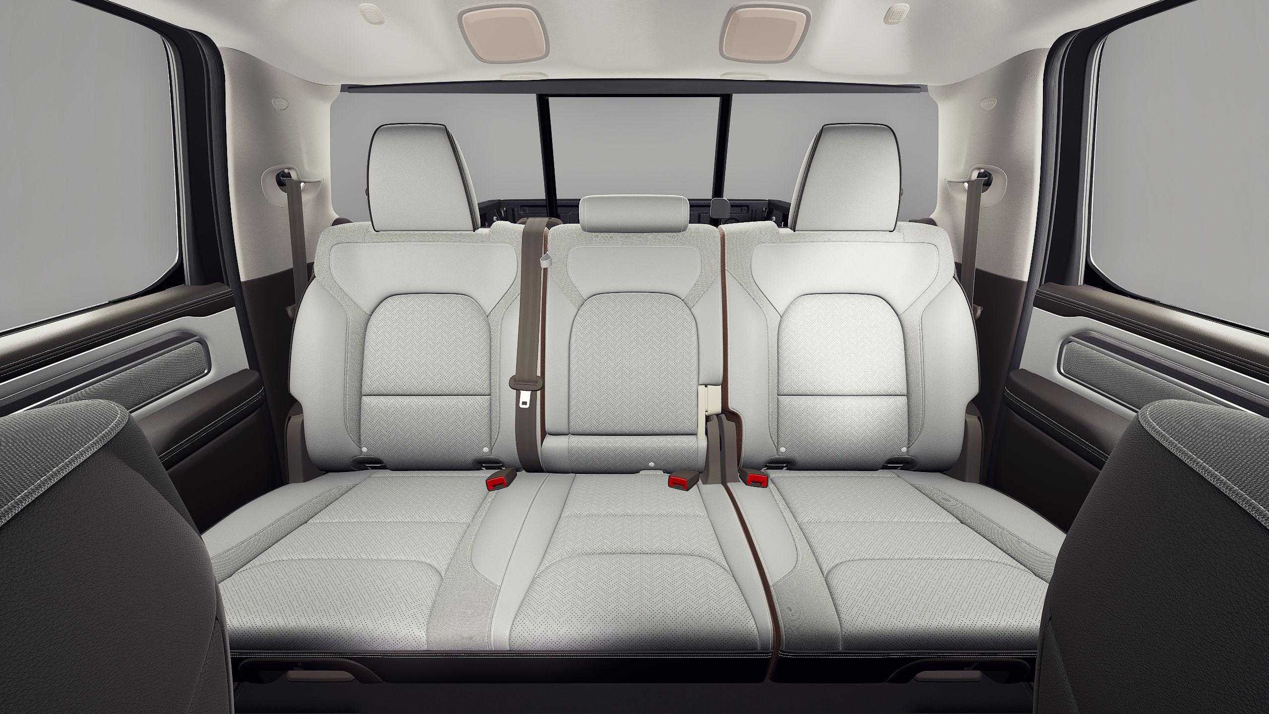 New 2027 Ivory White Tri-Coat Pearl-Coat Exterior Paint RAM LARAMIE image 15