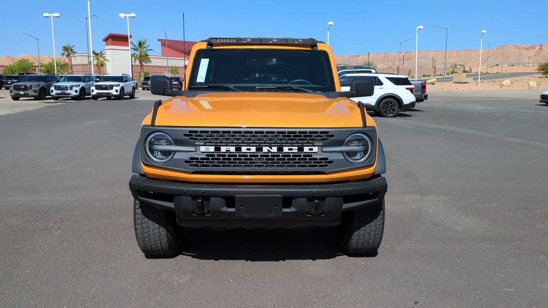 Used 2021 Orange Metallic Ford Badlands image 9