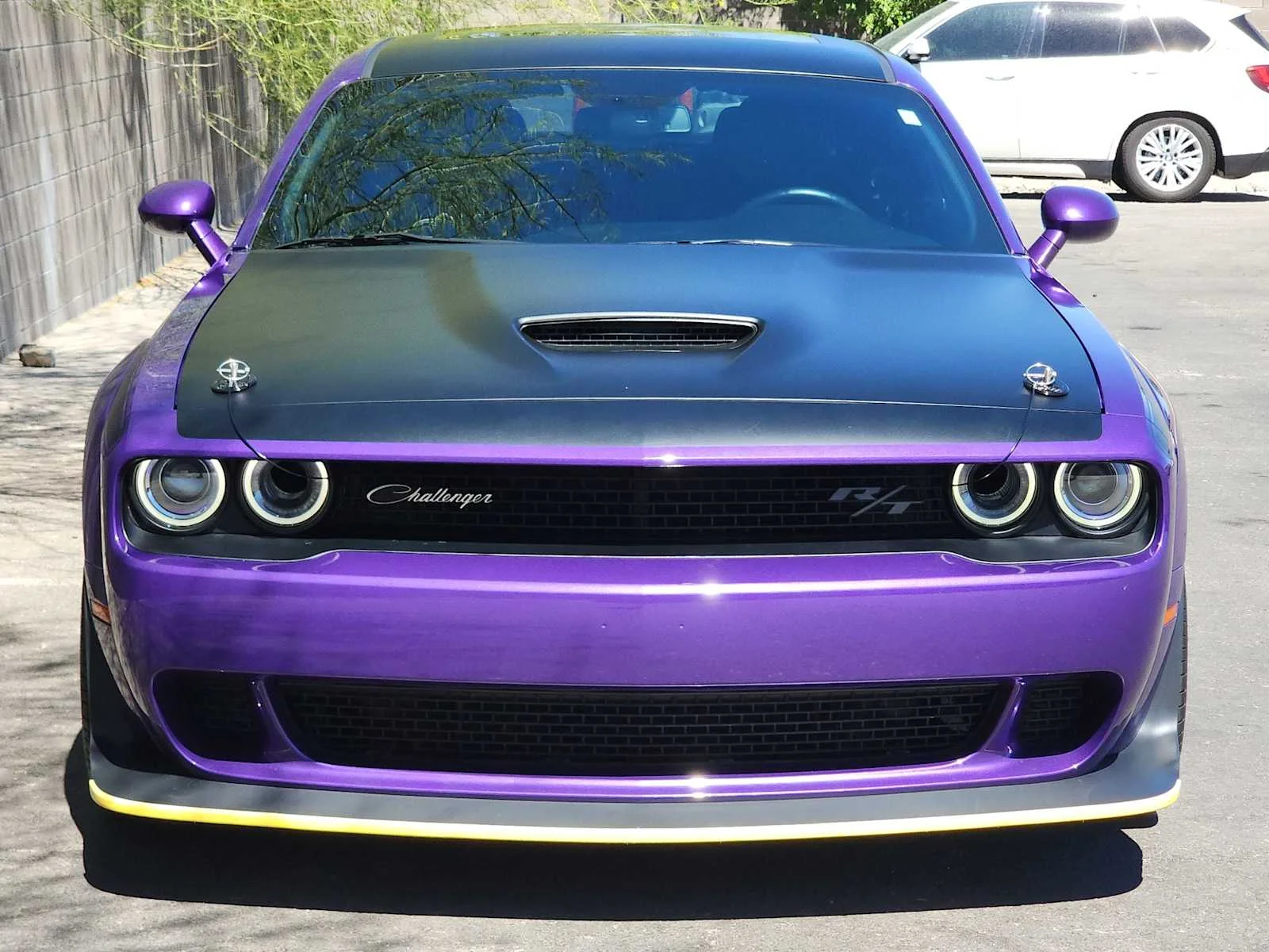 Used 2023 Plum Crazy Pearlcoat Dodge R/T Scat Pack Widebody image 3
