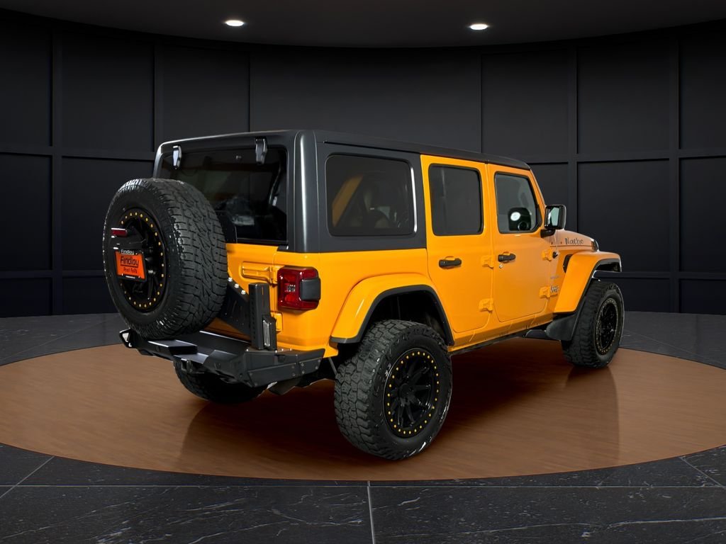 Used 2018 Yellow Jeep Unlimited Sahara image 5
