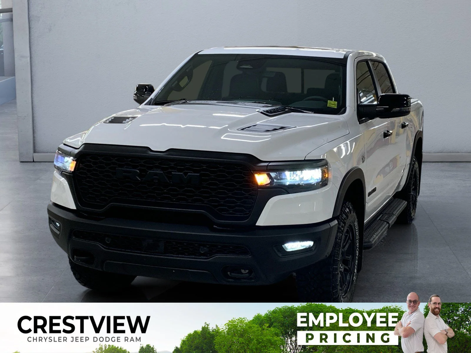New 2026 Bright White Ram Rebel image 1