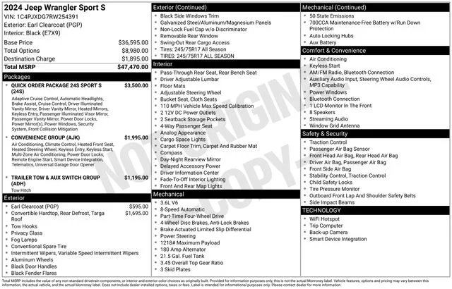 Used 2024  Jeep Sport S image 32