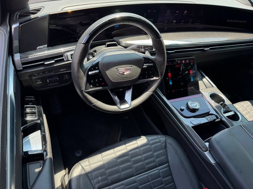 Used 2025 Crystal White Tricoat Cadillac Escalade-V image 25