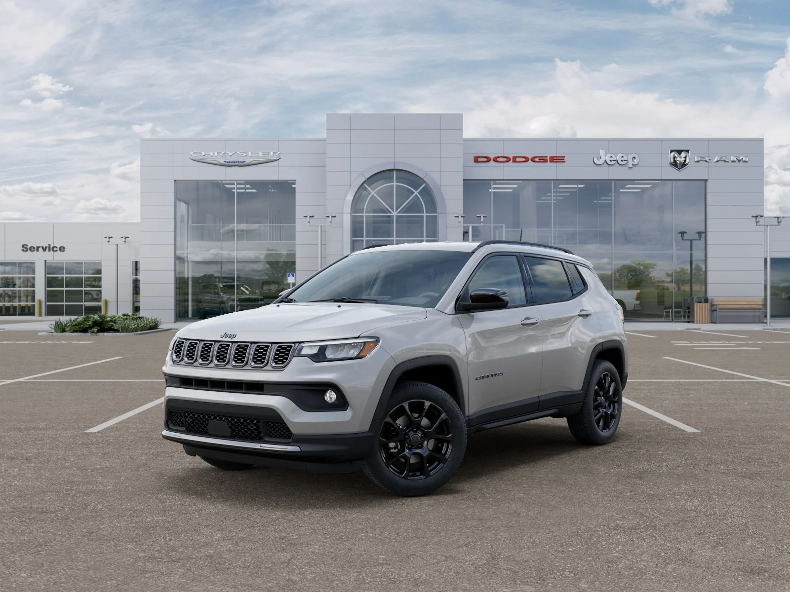 New 2026 Silver Zynith Metallic Clear-Coat Exterior Paint Jeep Latitude Altitude image 53