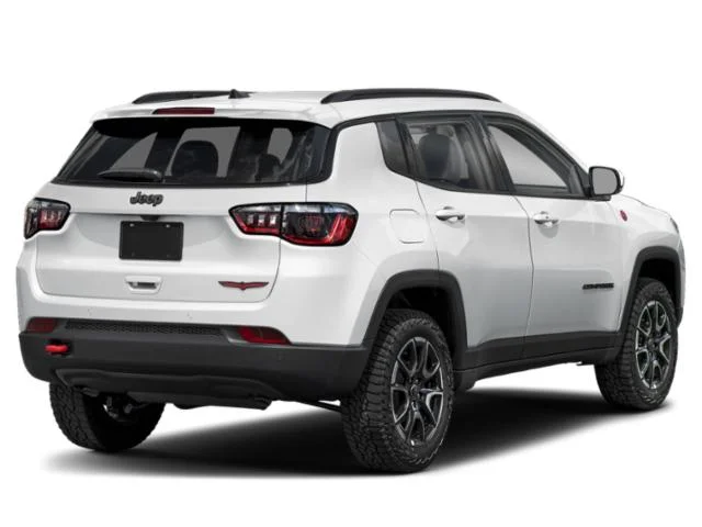 New 2026 Bright White Clear-Coat Exterior Paint Jeep Trailhawk image 3