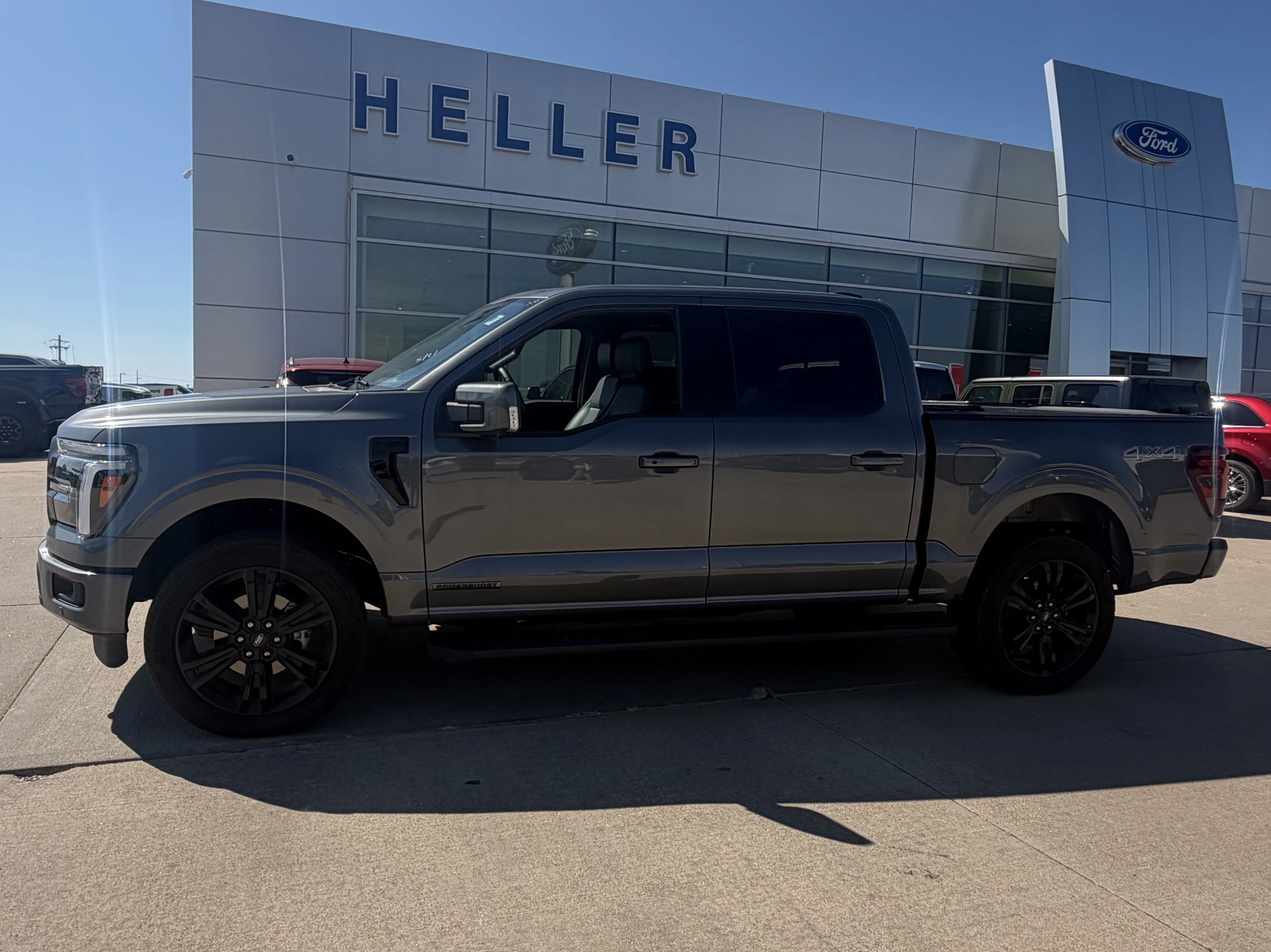 Used 2025 Carbonized Gray Metallic Ford LARIAT image 3