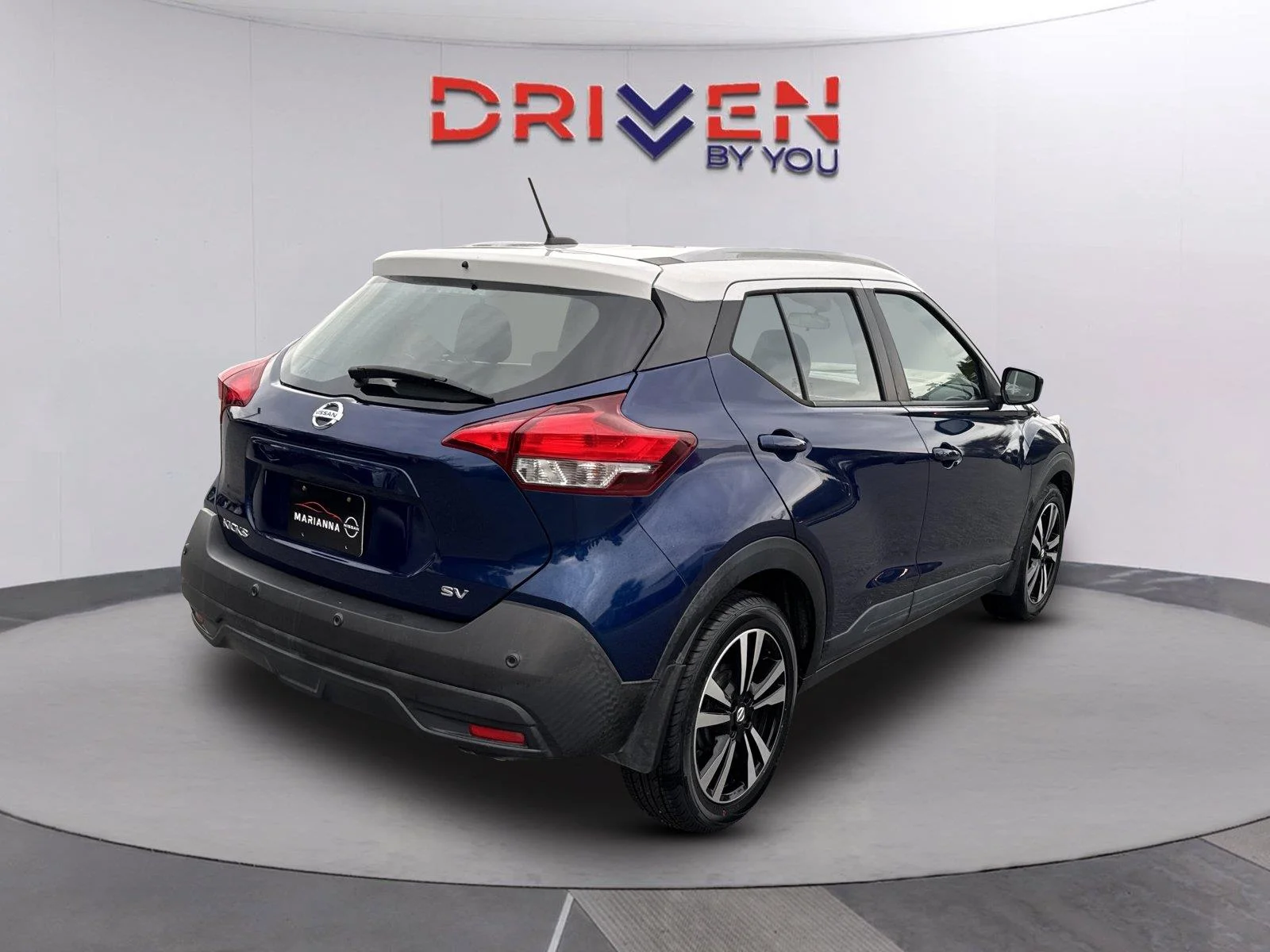 Used 2020 Deep Blue Pearl/Fresh Powder Nissan SV image 3