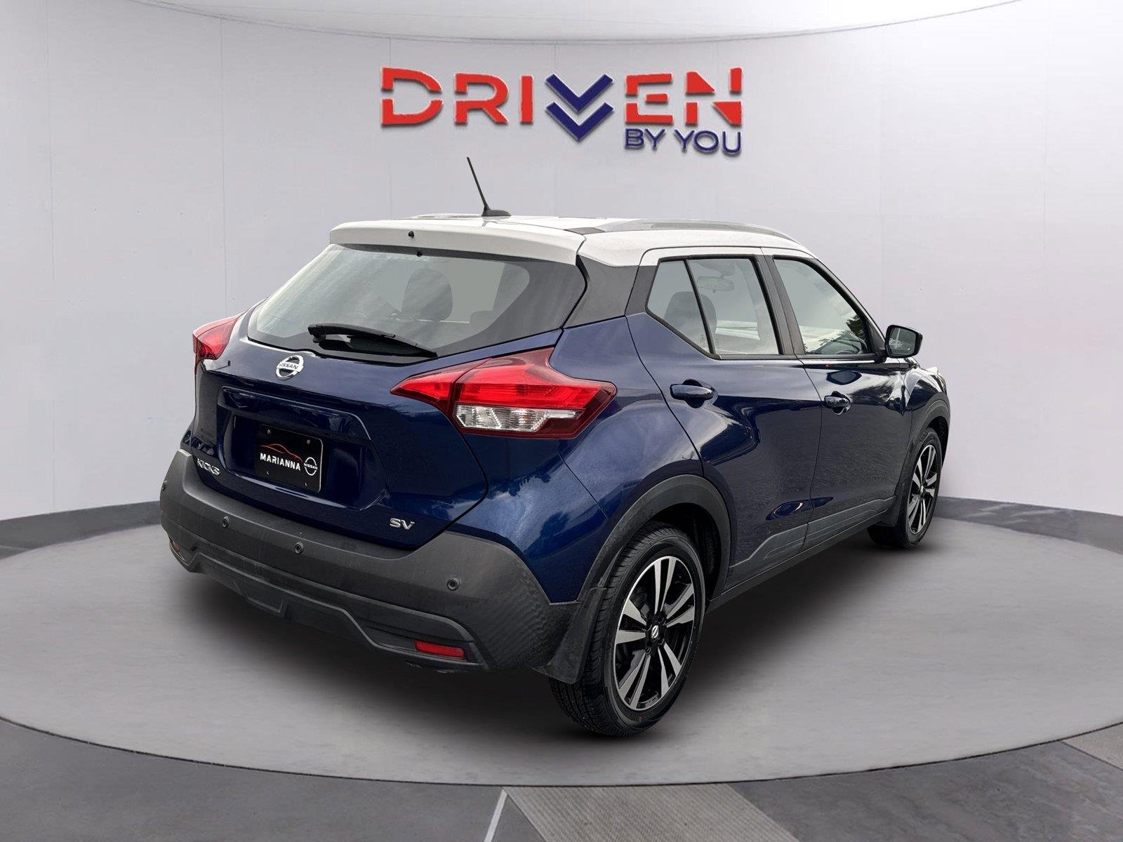 Used 2020 Deep Blue Pearl/Fresh Powder Nissan SV image 3