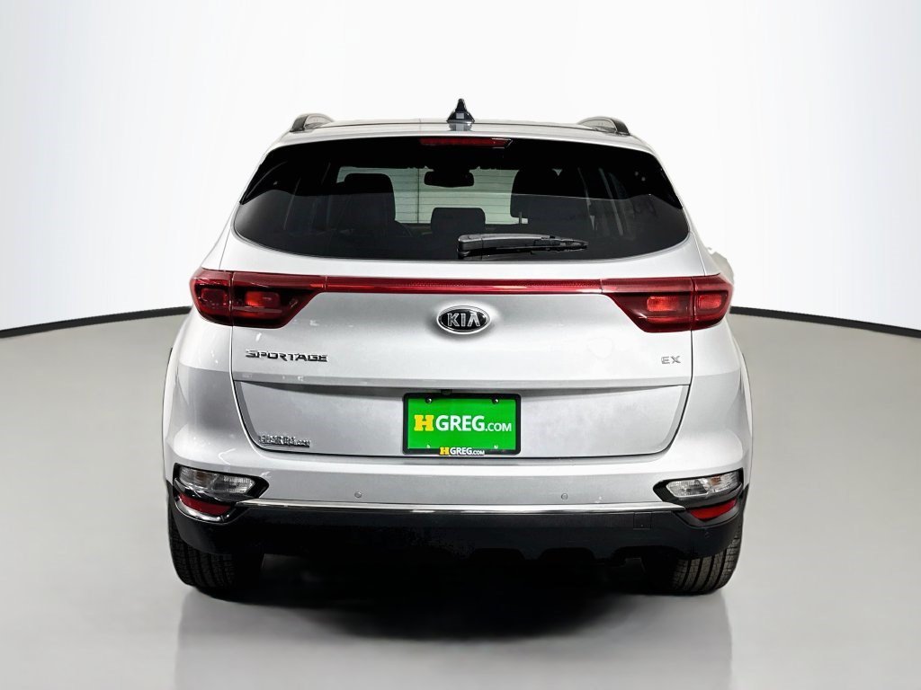 Used 2020 Sparkling Silver Kia EX image 6