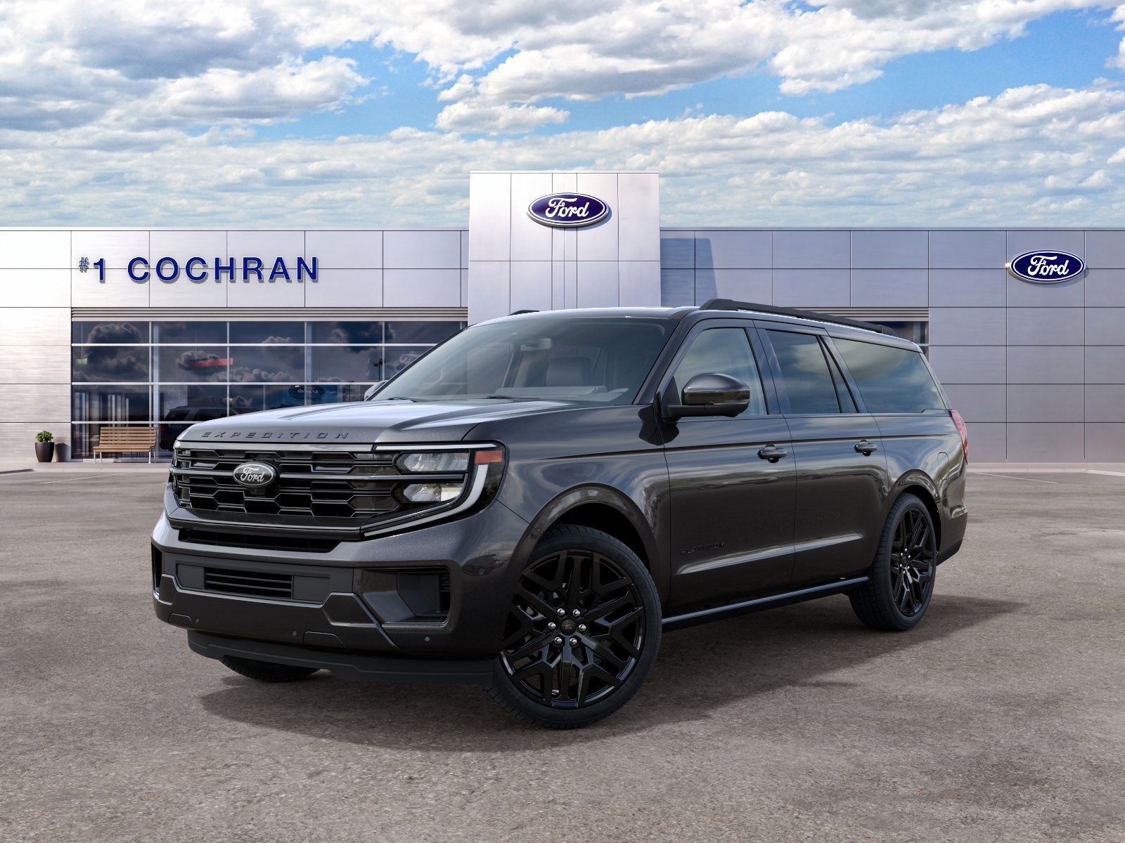 New 2027 Dark Matter Gray Metallic Ford Platinum image 2
