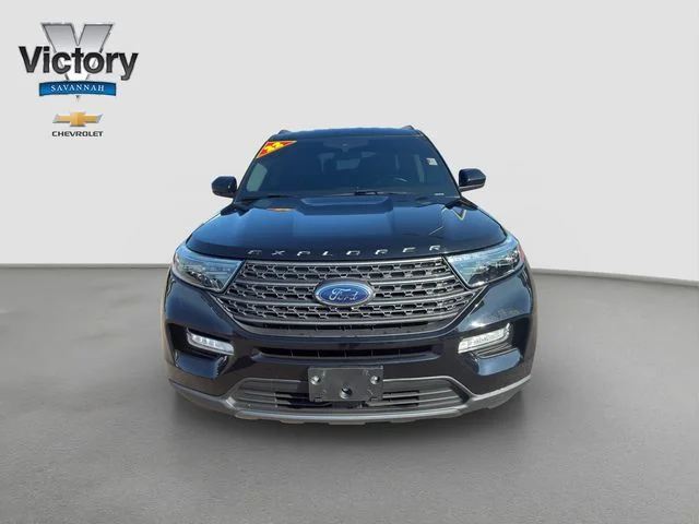 Used 2022 Ford Explorer XLT with VIN 1FMSK8DH8NGA25031 for sale in Kansas City