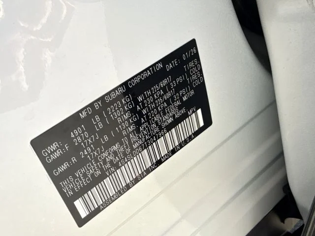 Used 2026 White Subaru Premium image 27