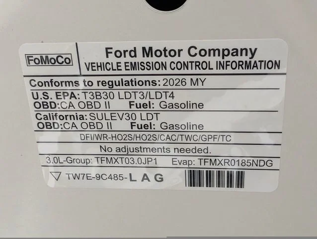 New 2026 Star White Metallic Tri-Coat Ford Tremor® image 58