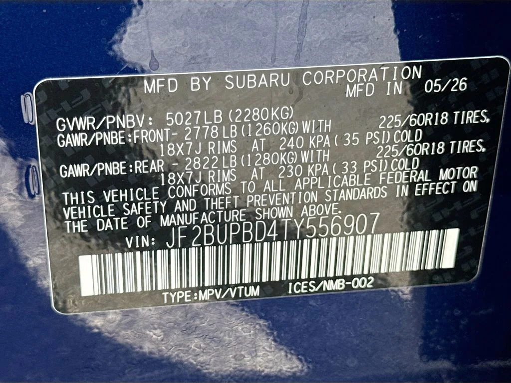 New 2026 Blue Subaru Premium image 43