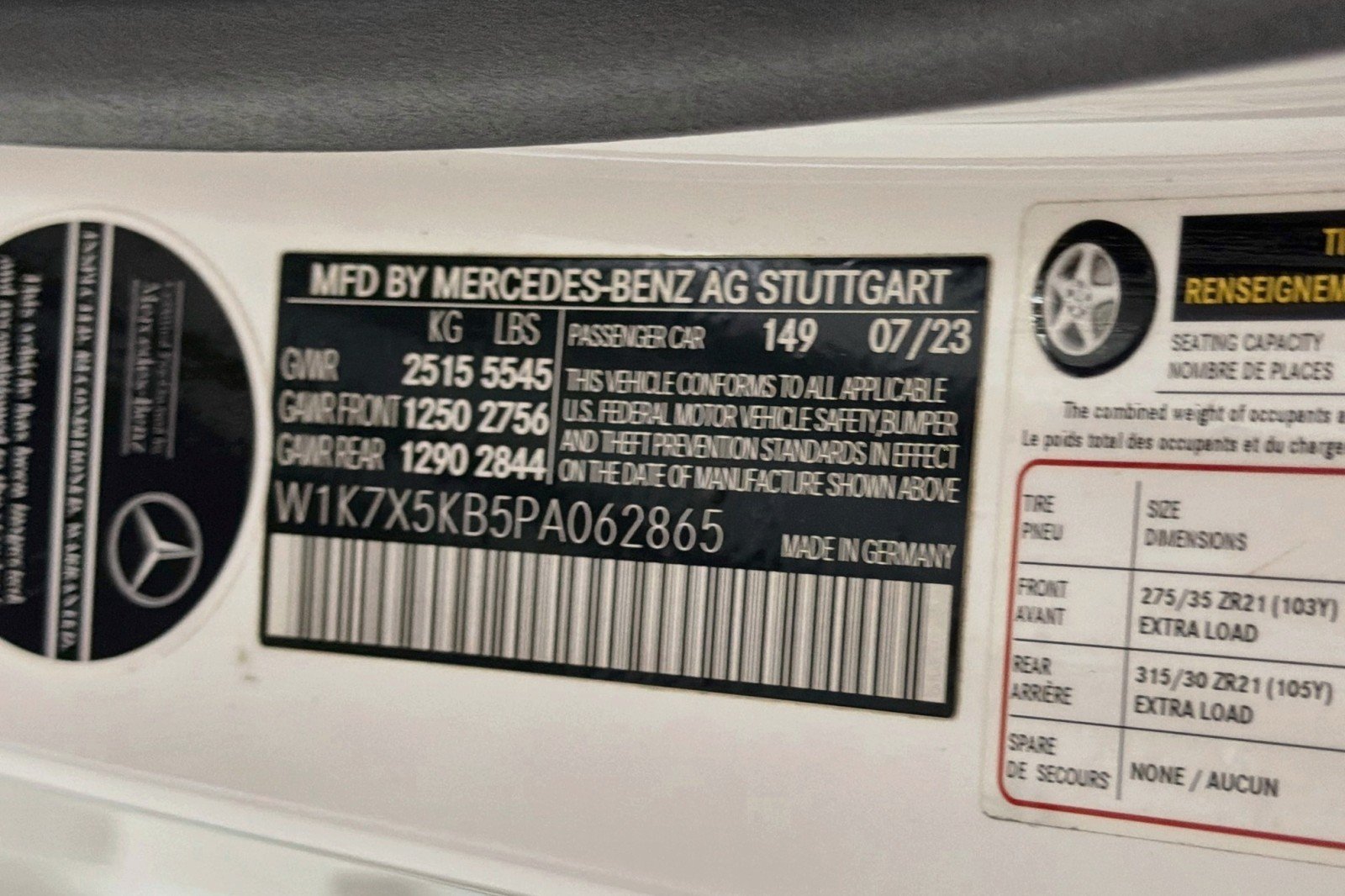 Certified Used 2023 Polar White Mercedes-Benz GT 43 image 25