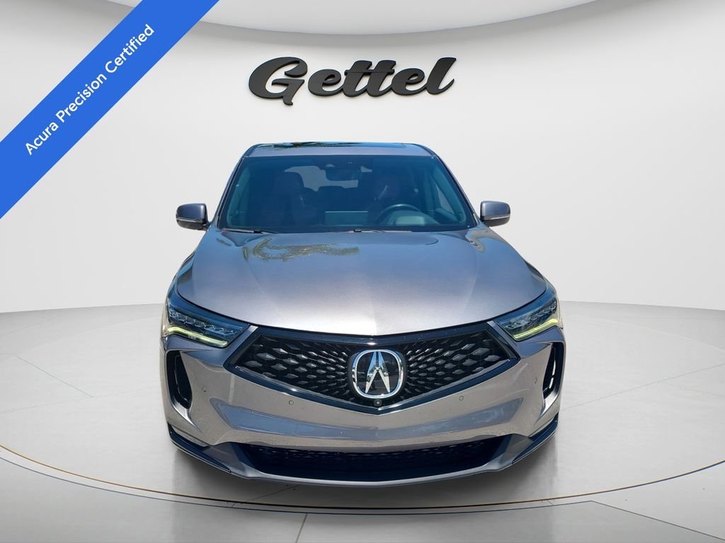 Certified Used 2022 Liquid Carbon Metallic Acura SH-AWD A-SPEC ADV image 2