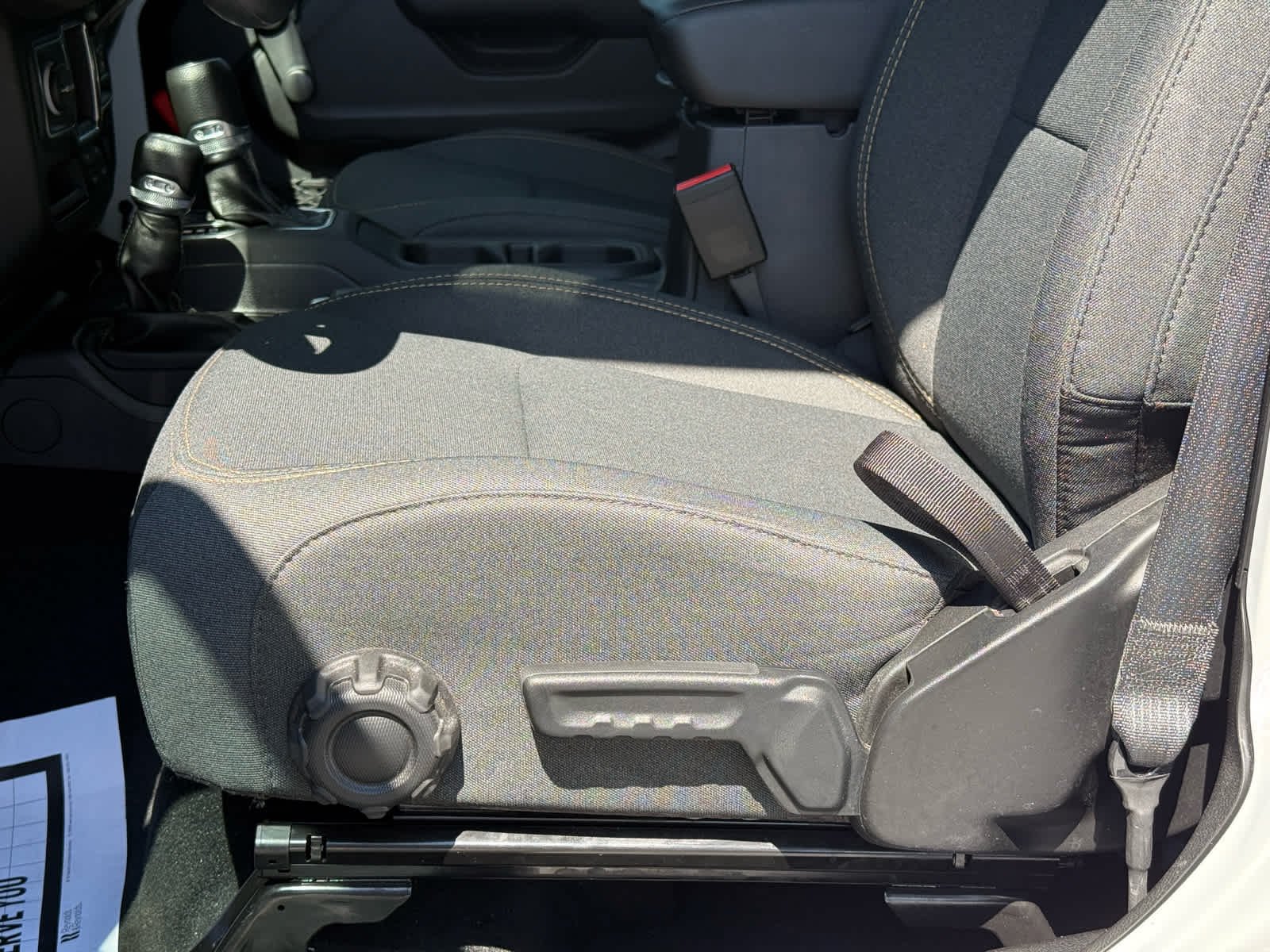 Used 2024 Bright White Clearcoat Jeep Sport image 13