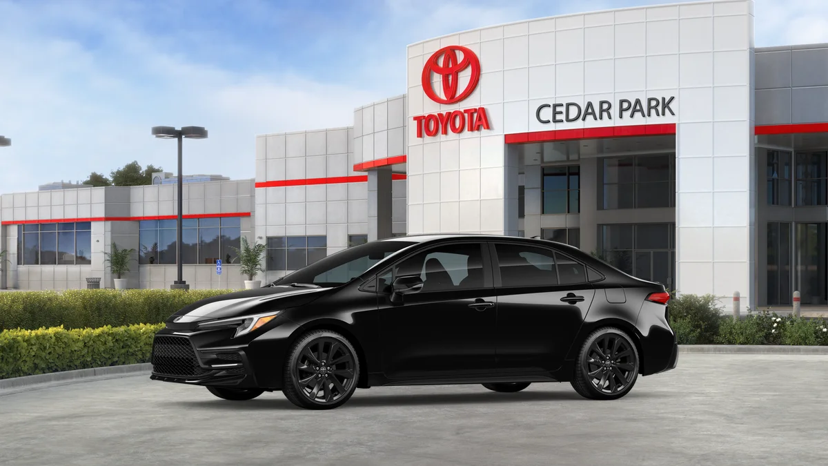 New 2026 Midnight Black Metallic Toyota SE image 3