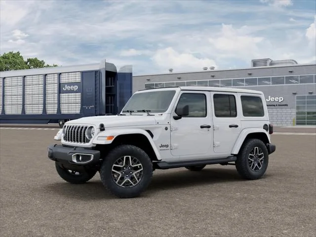 New 2026 Bright White Clear-Coat Exterior Paint Jeep Sahara image 13