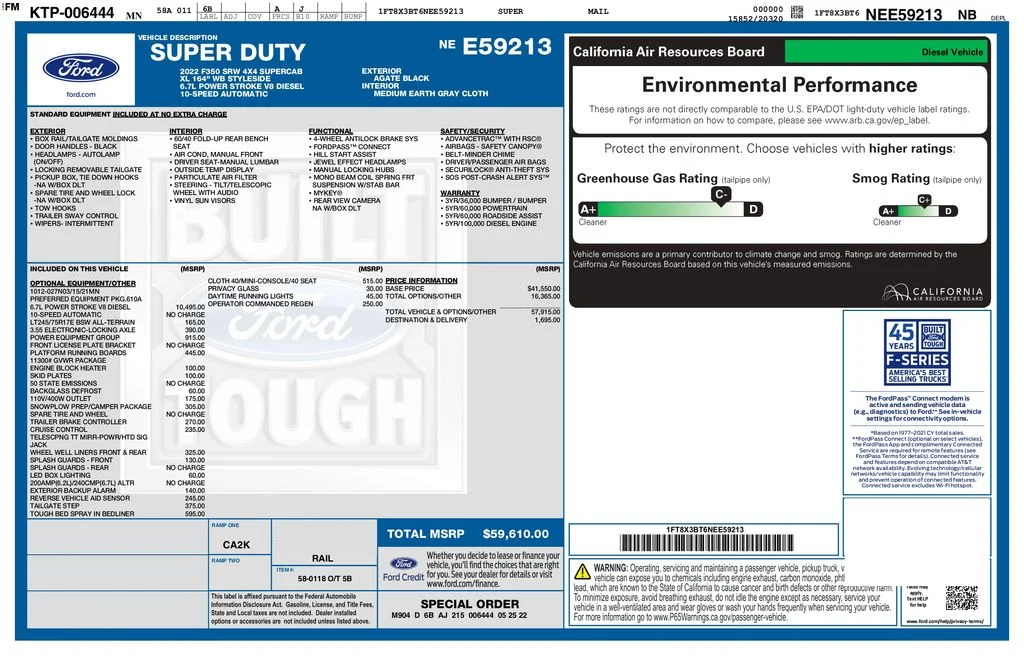 Used 2022 Black Ford XL image 3