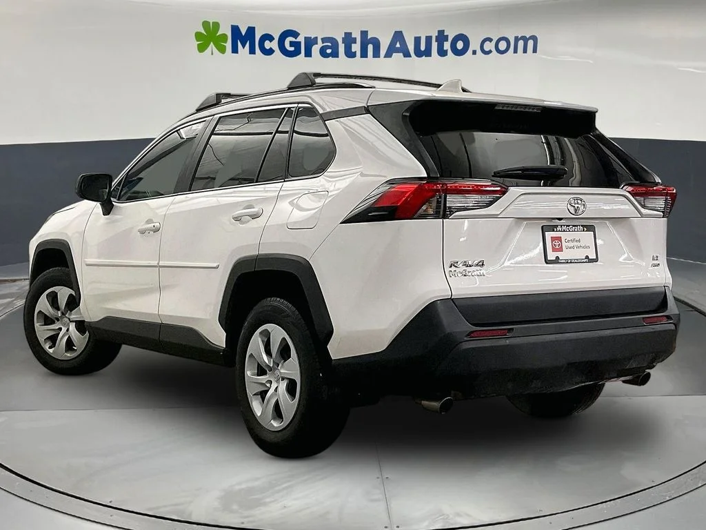 Certified Used 2021 White Toyota LE image 3