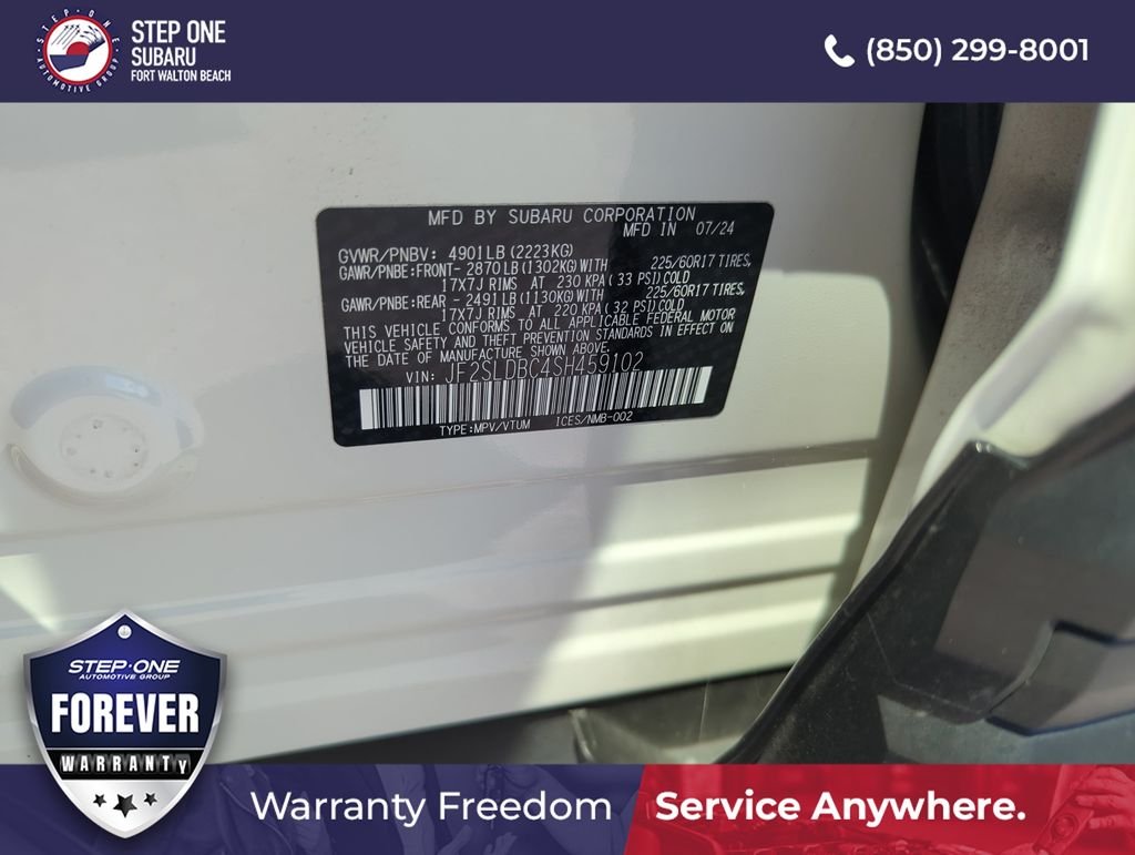 Used 2025 White Subaru Premium image 40