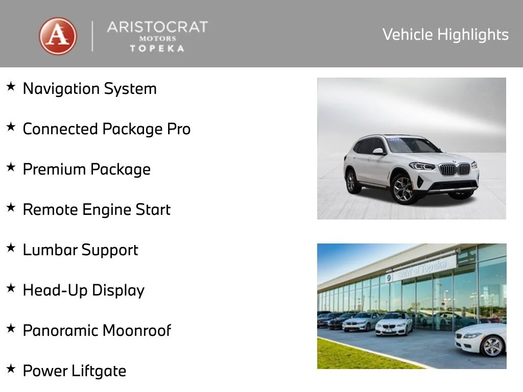 Used 2024 BMW X3 30i with VIN 5UX53DP03R9V01935 for sale in Kansas City