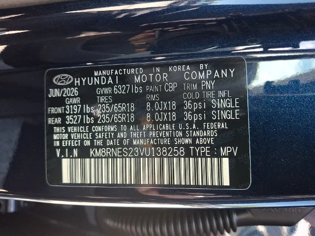 New 2027 Blue Hyundai SEL Premium image 15