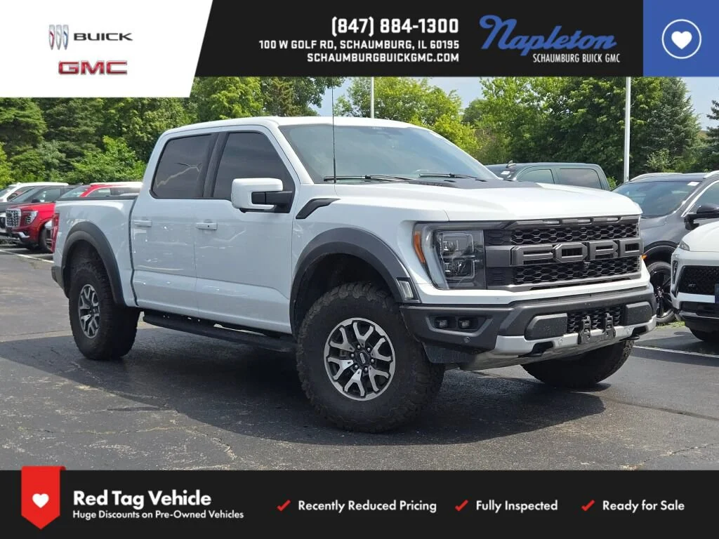 Used 2022 White Ford Raptor image 1