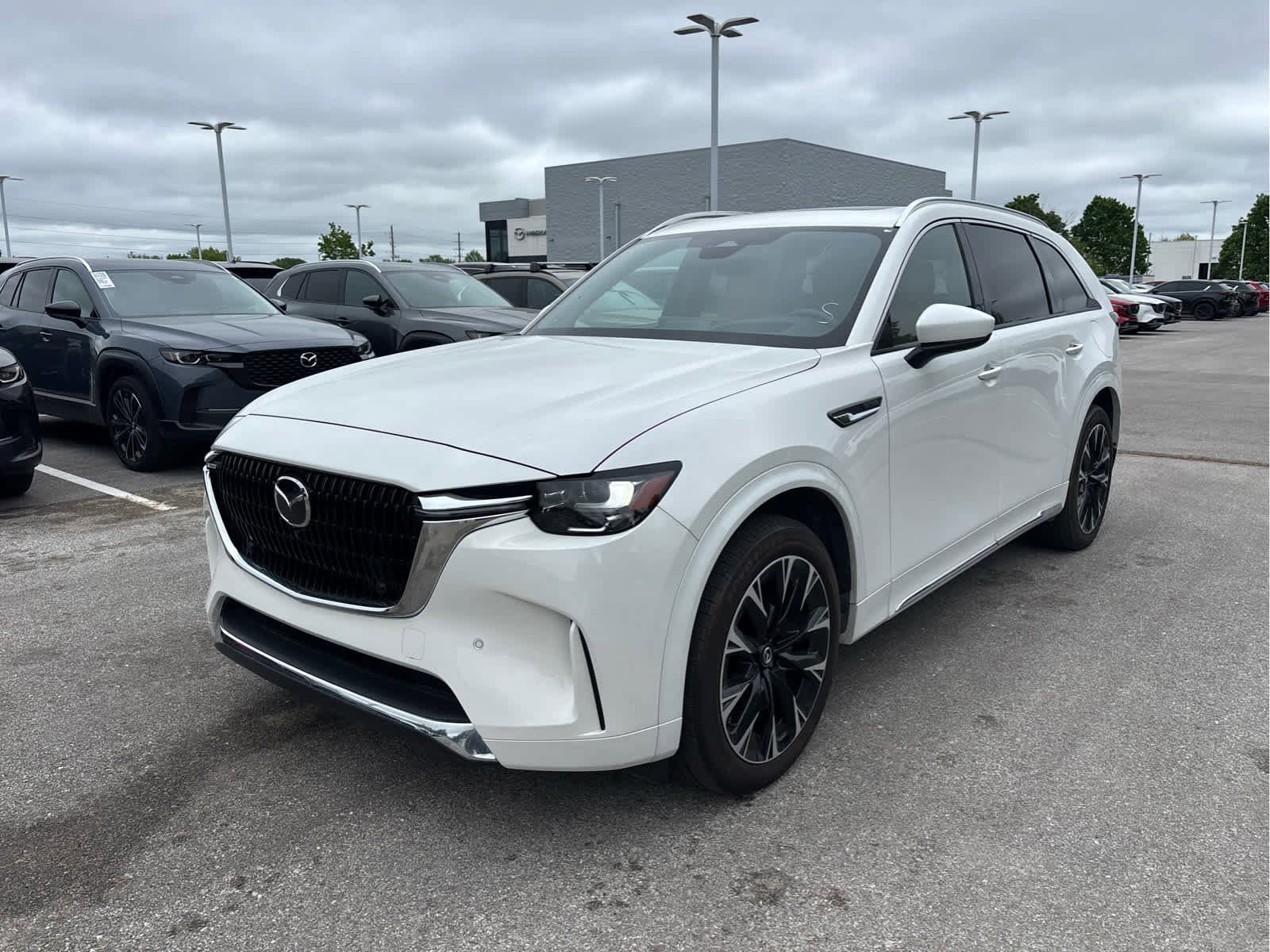 Certified 2025 Mazda CX-90 Premium Plus Package with VIN JM3KKEHCXS1205411 for sale in Kansas City