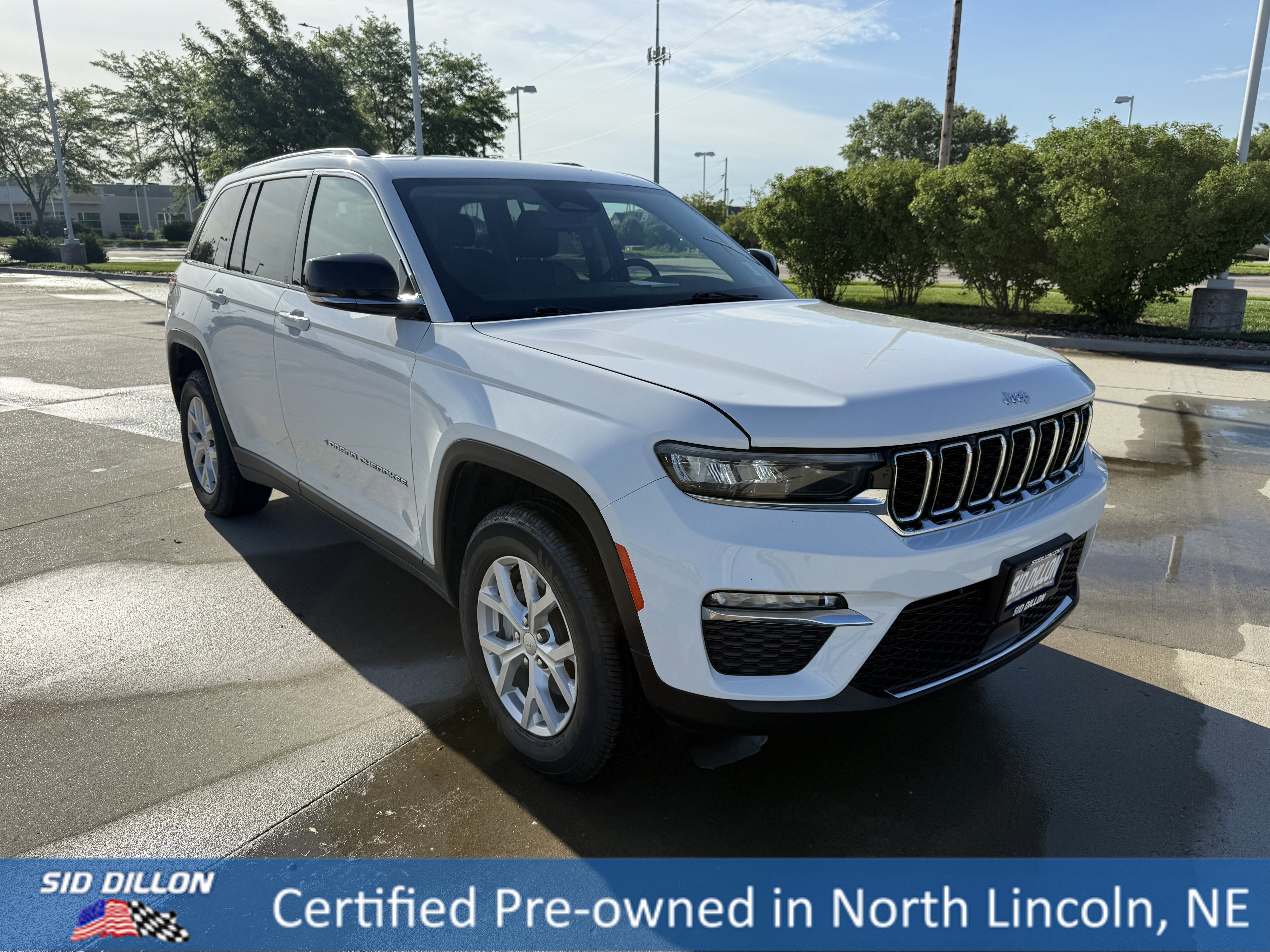 Certified Used 2023 Bright White Clearcoat Jeep Limited image 6